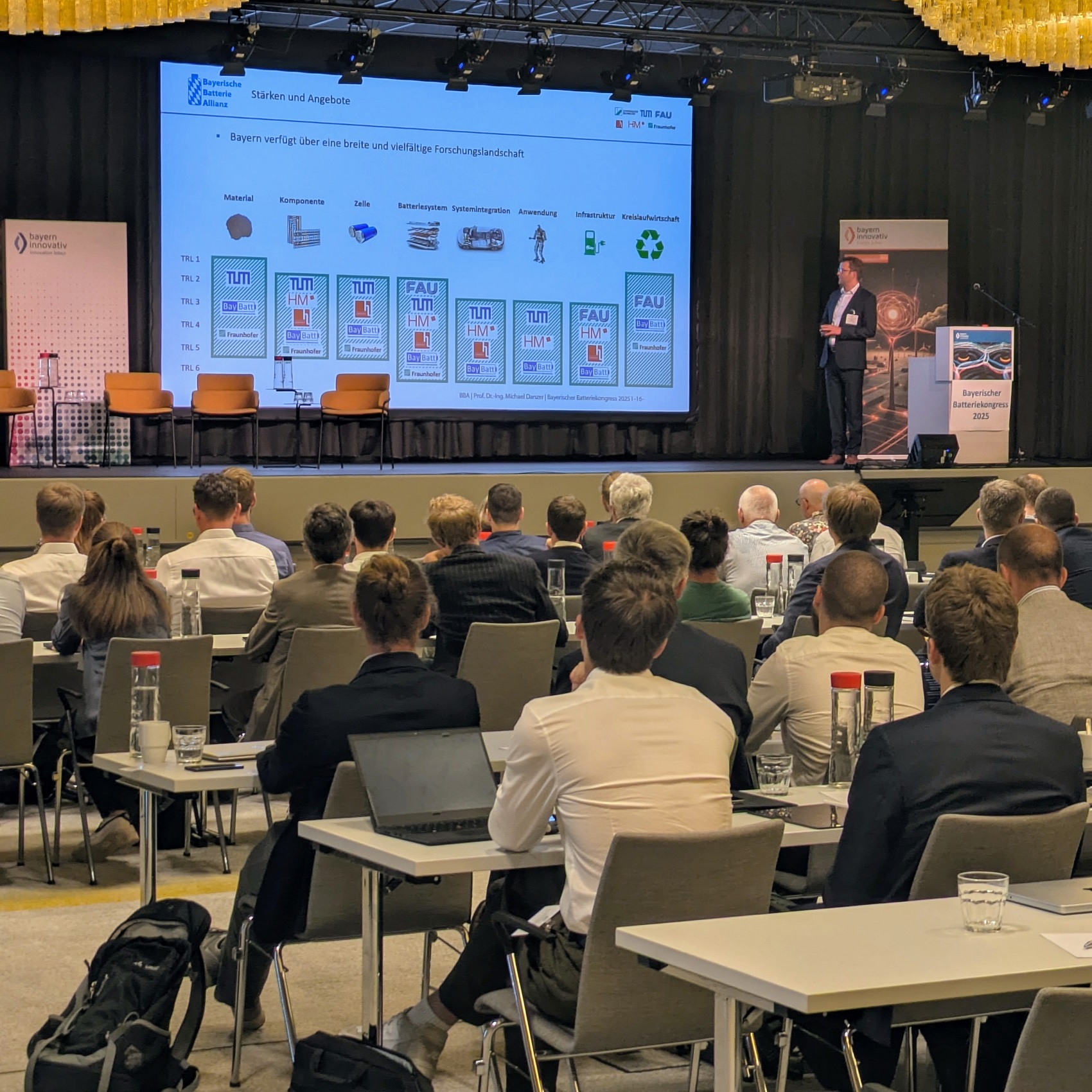 Prof. Danzer beim Bayerischen Batteriekongress 2025