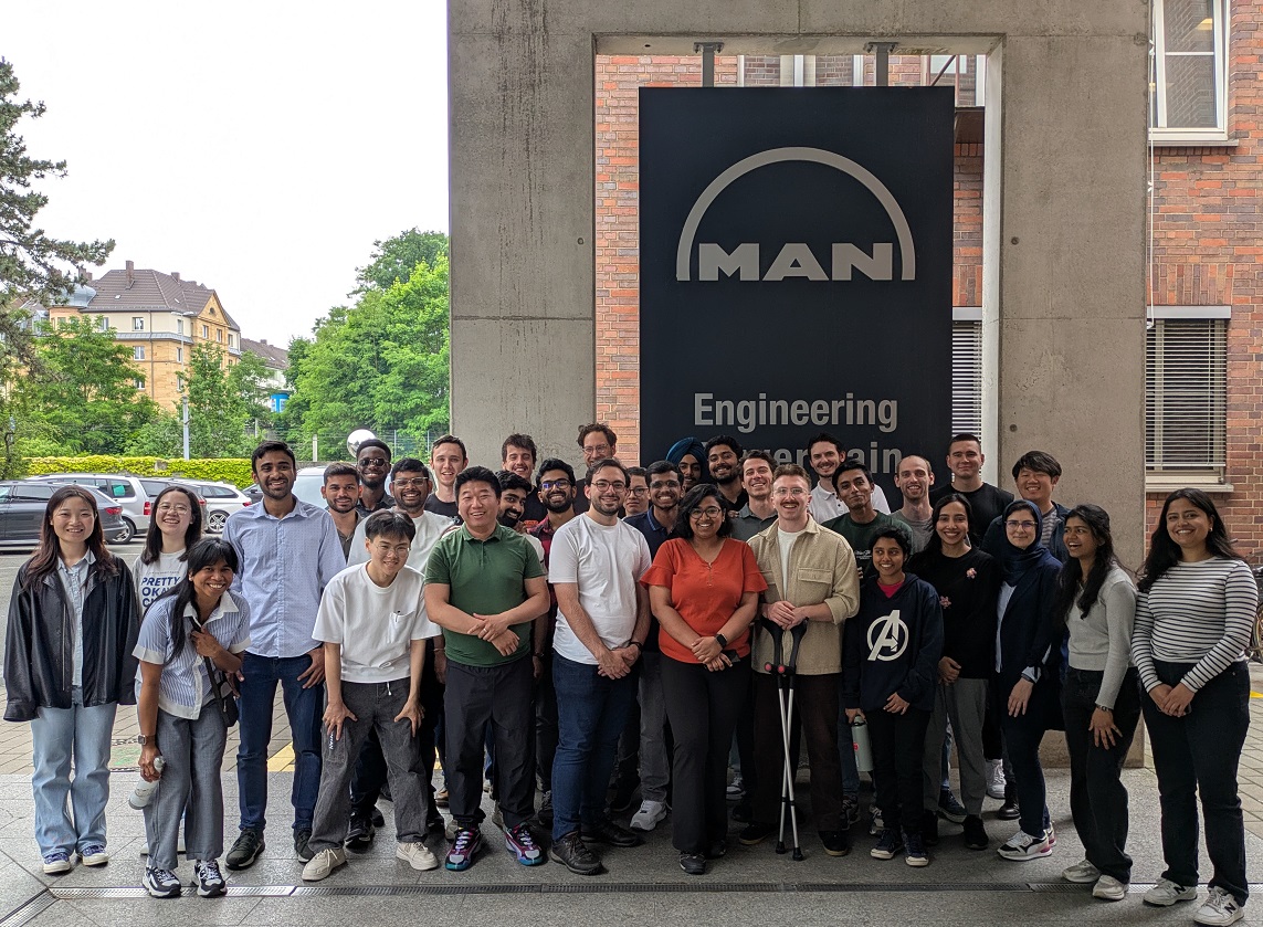 Gruppenfoto der Exkursionsteilnehmenden