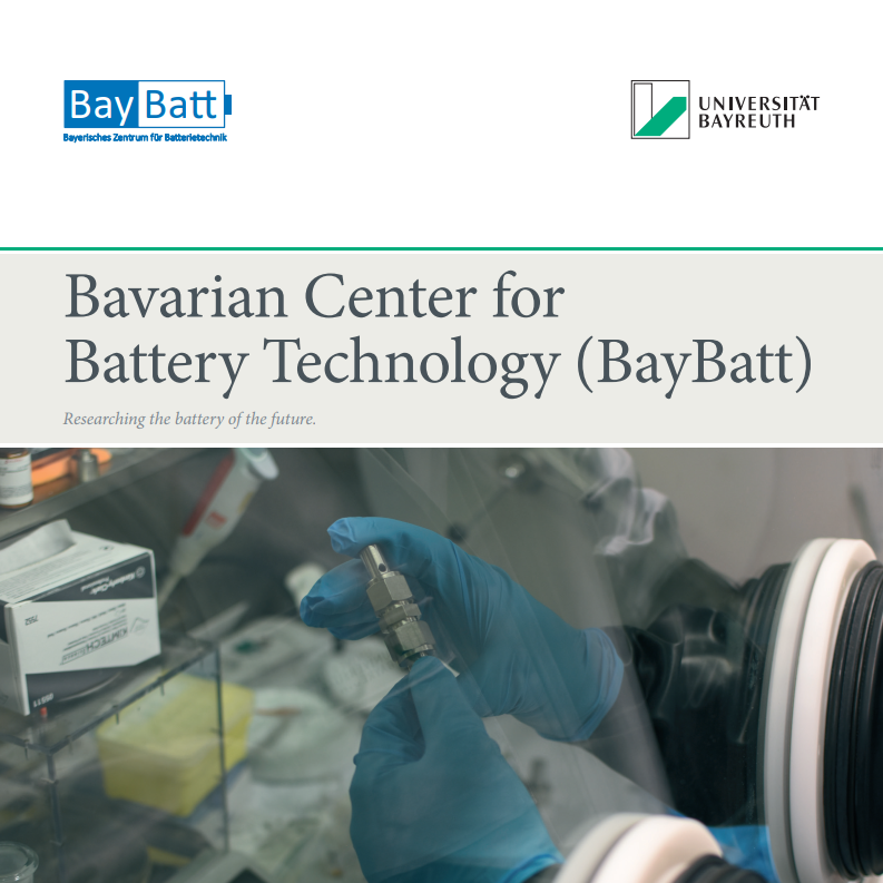 Cover of the BayBatt brochure