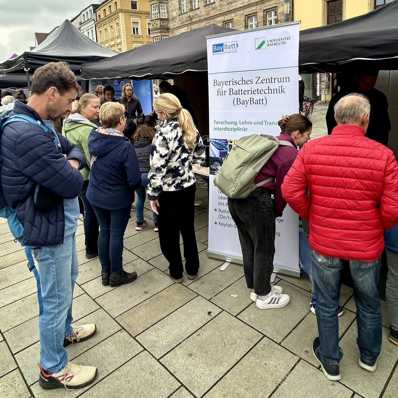 Infostand des BayBatt beim Aktionstag