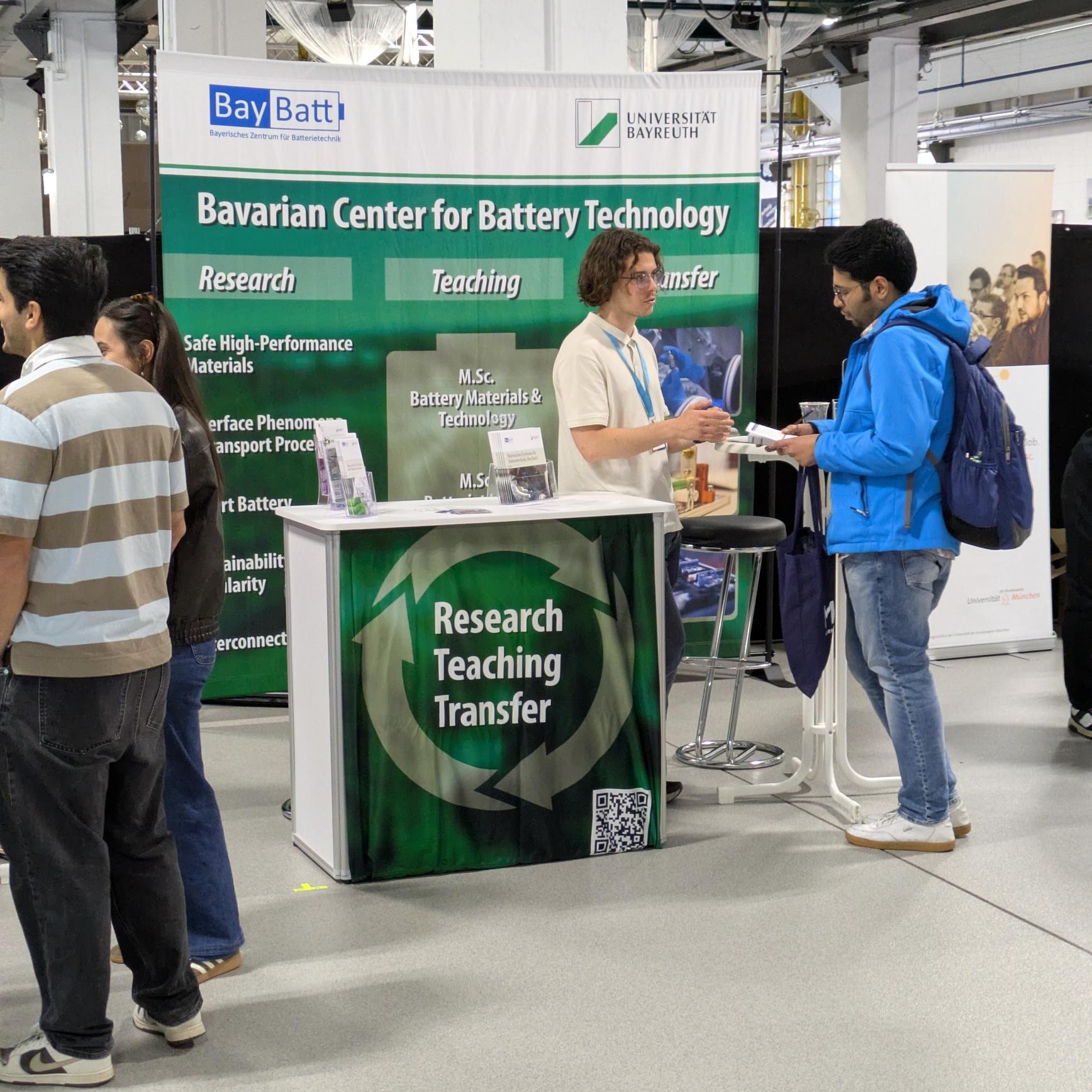 Infostand des BayBatt